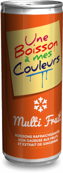 Illustration canette recette multi-fruit