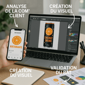 design boisson énergisante