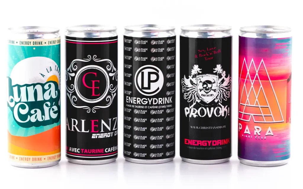 boisson énergisante boite de nuit